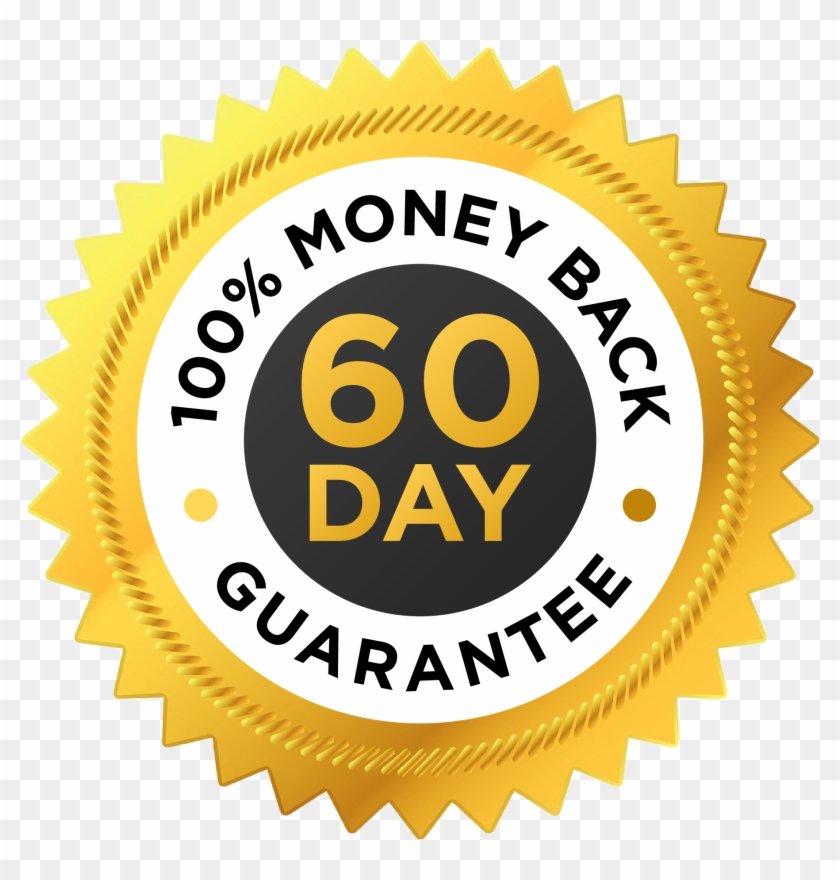 60-day money-back guarantee seal