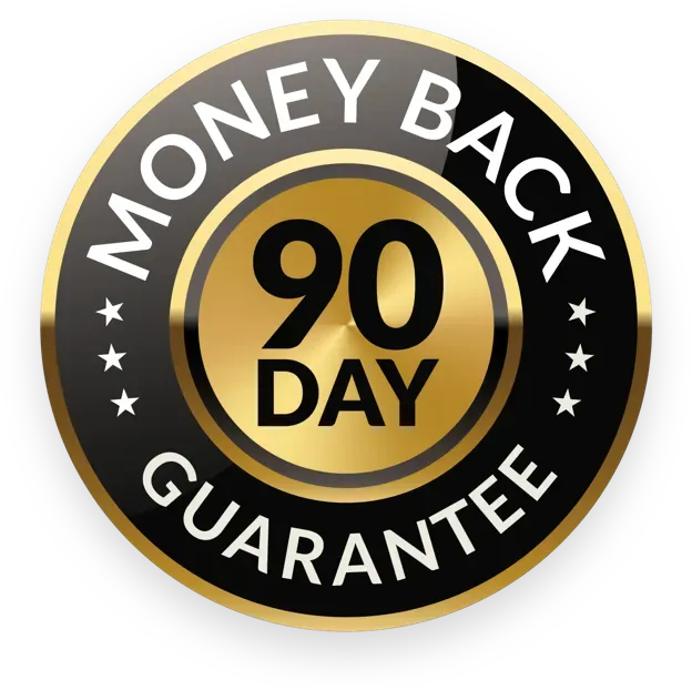 Money-back guarantee seal