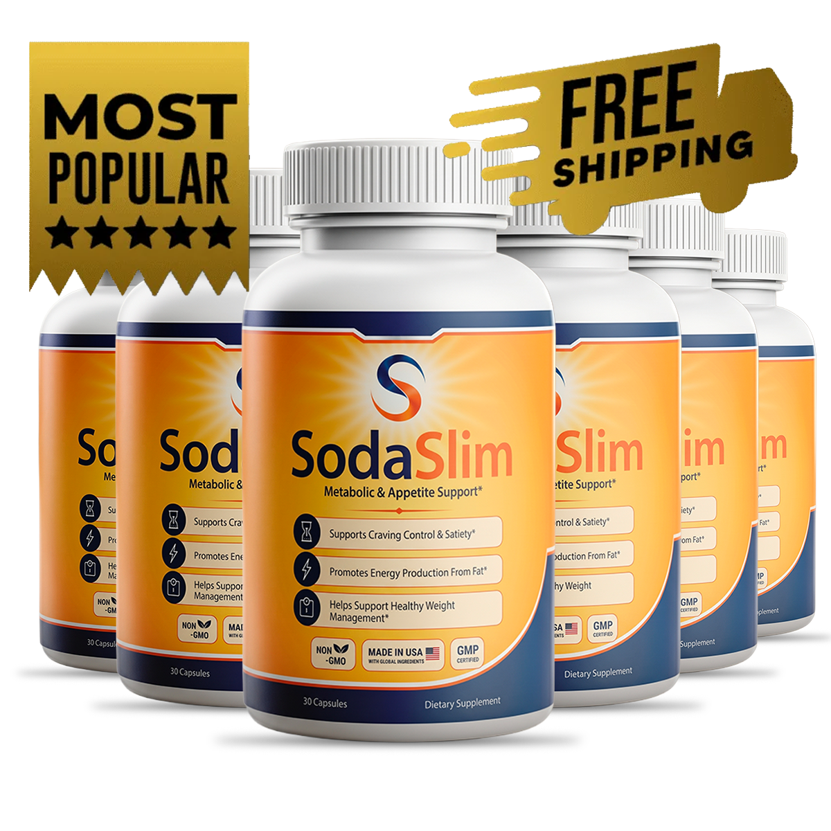 SodaSlim 6-bottle package