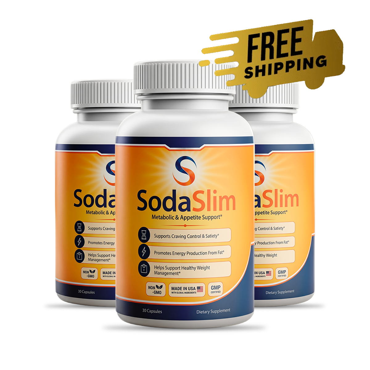 SodaSlim 3-bottle package