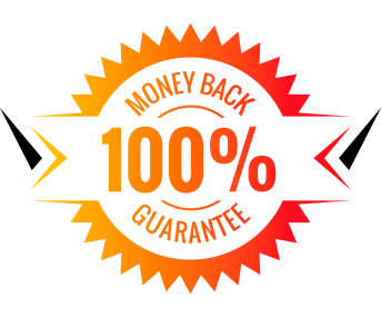 Money-back guarantee seal