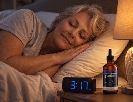 Woman lying awake unable to sleep
